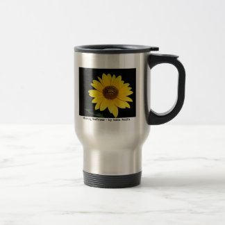 Reise/Pendler-Tasse - auffallende Sonnenblume Reisebecher