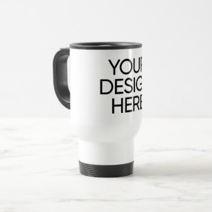 Reise-/Pendler-Tasse weiß 15oz Reisebecher