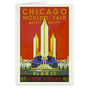 Reise-Plakat-Kunst der Chicago-Weltmesse-1933