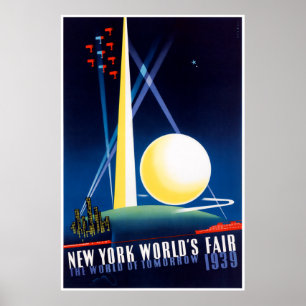Reise-Plakat New- Yorkwelt Vintages der Messe-1939 Poster