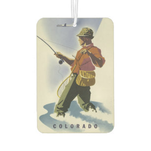 Reise-Plakatluft freshner Colorados Vintages Autolufterfrischer