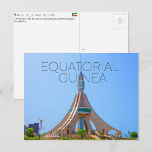 Reise-Postkarte Bata, Äquatorialguinea Postkarte
