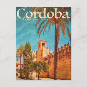 Reise-Postkarte des historischen Alcázar von Sevil Postkarte