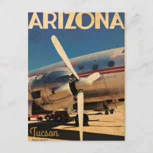 Reise-Postkarte Vintage Visit Arizona Postkarte