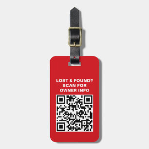 Reise-QR-Code-Gepäckanhänger Gepäckanhänger