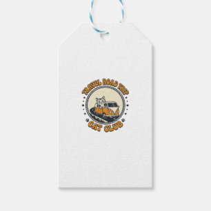 Reise Roadtrip Katze Haustierliebhaber Shirt Kunst Geschenkanhänger