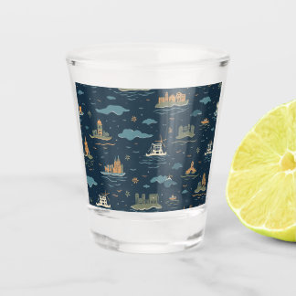 Reise-Schnapsgläser im Vintage-Design Schnapsglas