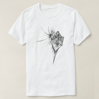 Reise Schwarz Weiß Abstrakte Stammes-Tattoo-Kunst T-Shirt