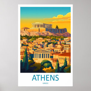 Reise-Ski-Altes Nationalplakat Athen Park Poster