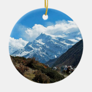 Reise-Sommer Himalaja-Mount Everest-Indiens Nepal Keramik Ornament