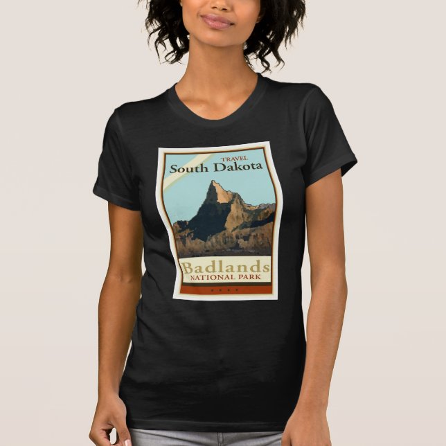 Reise South Dakota T-Shirt (Vorderseite)