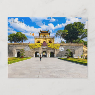Reise Stadt Hanoi Vietnam im Vintage-Stil, Retro-U Postkarte