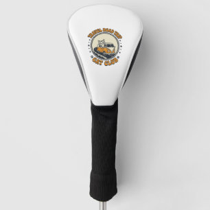 Reise Straßenfahrt Katze Haustierliebhaber-Shirt K Golf Headcover