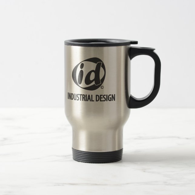 Reise-Tasse des industriellen Entwurfs 15oz Metall Reisebecher (Rechts)