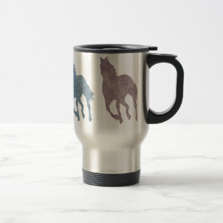 Reise-Tasse für Pferdeliebhaber-Reiter zu Pferde Reisebecher