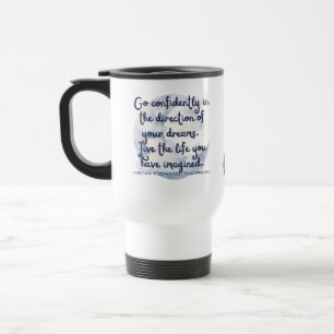 Reise-Tasse 'Geh selbstbewusst' Reisebecher