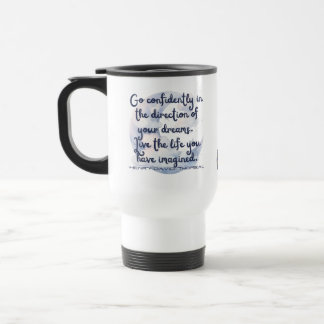 Reise-Tasse 'Geh selbstbewusst' Reisebecher
