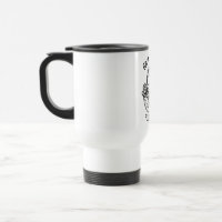 Reise-Tasse - Komischer Oktopus Kaffeine Humor