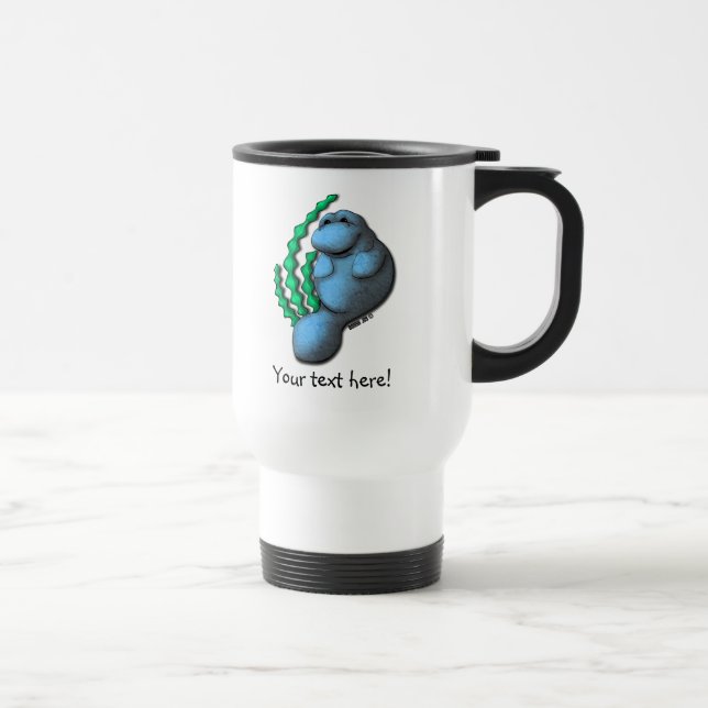 Reise-Tasse - Mia Manatis Reisebecher (Rechts)