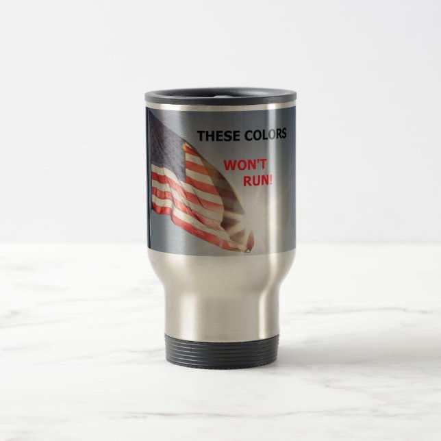 Reise-Tasse mit Flagge Reisebecher (Mittel)