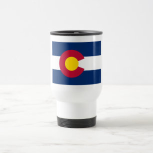 Reise-Tasse mit Flagge von Colorado Reisebecher