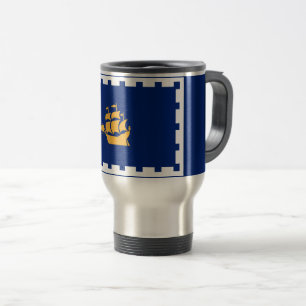 Reise-Tasse mit Flagge von Québec Reisebecher