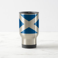 Reise-Tasse mit Flagge von Schottland