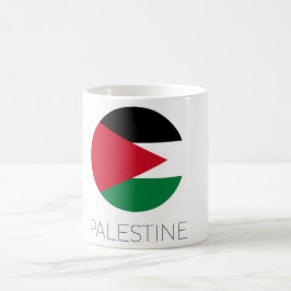 Reise-Tasse mit Palästina-Flagge Kaffeetasse
