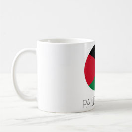 Reise-Tasse mit Palästina-Flagge Kaffeetasse