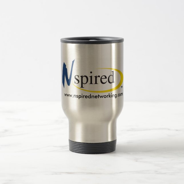 Reise-Tasse - Nspired Logo Reisebecher (Mittel)