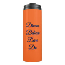 Reise-Tasse Orange Thermobecher