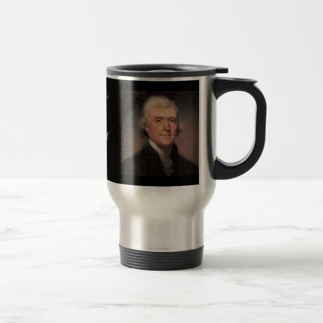 Reise-Tasse: Thomas Jefferson Reisebecher (Rechts)