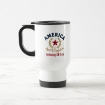 Reise-Tasse zum 250. Geburtstag Amerikas