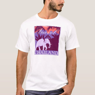 Reise Thailand weißer Elefant T-Shirt