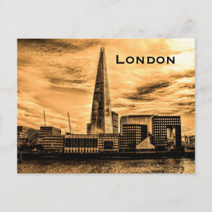 Reise-Tourismus im alten London Postkarte