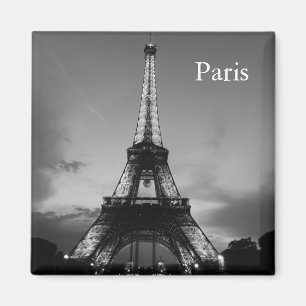 Reise-Tourismus im Stil von Vintage-Paris Magnet