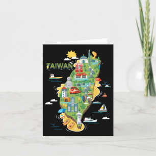Reise um Asien Taiwan Taipeh Familienurlaub S Karte