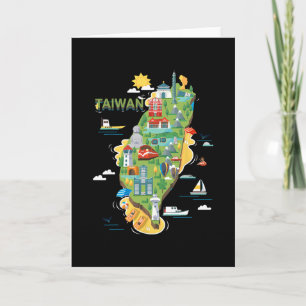 Reise um Asien Taiwan Taipeh Familienurlaub S Karte