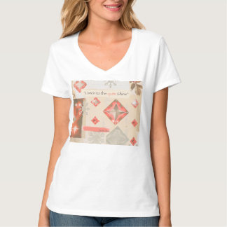 Reise und warmes Licht – Vintage Art V-Ausschnitt T-Shirt
