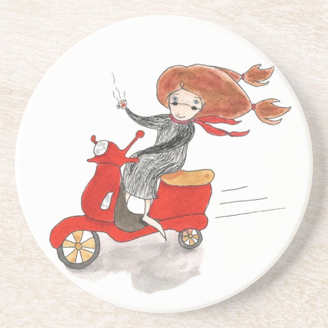 Reise-Untersetzer Getränkeuntersetzer (Vorne)