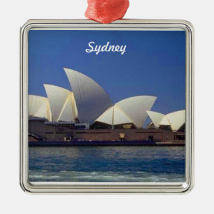 Reise-Verzierung Sydneys Australien Silbernes Ornament