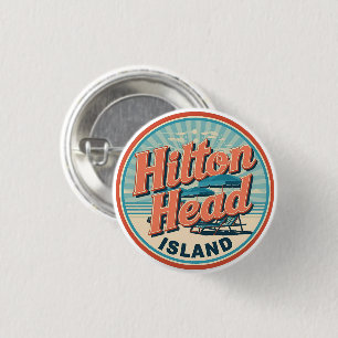 Reise-Vintage-Hilton-Head-Island-Leuchtturmgesehen Button