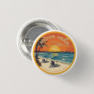 Reise-Vintage-Hilton-Head-Island-Leuchtturmgesehen Button