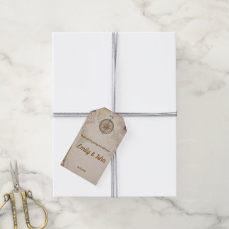 Reise Vintage-Karte Gepäck-Stil Geschenkanhänger