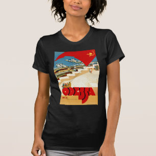 Reise Vintage Odessa Ukraine Sowjetunion T-Shirt