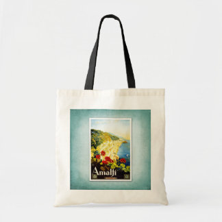 Reise Vintage Poster Amalfi Italien Tragetasche