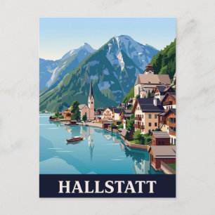 Reise-Vintage-Postkarte   HALLSTATT Postkarte