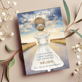 Reise von Miss zu Frau Bridesmaid Vorschlag