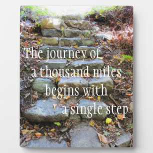 Reise von tausend Meilen Fotoplatte