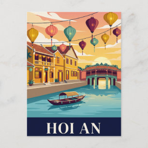 Reise-Wandbild aus alten Zeiten   HOI AN Postkarte